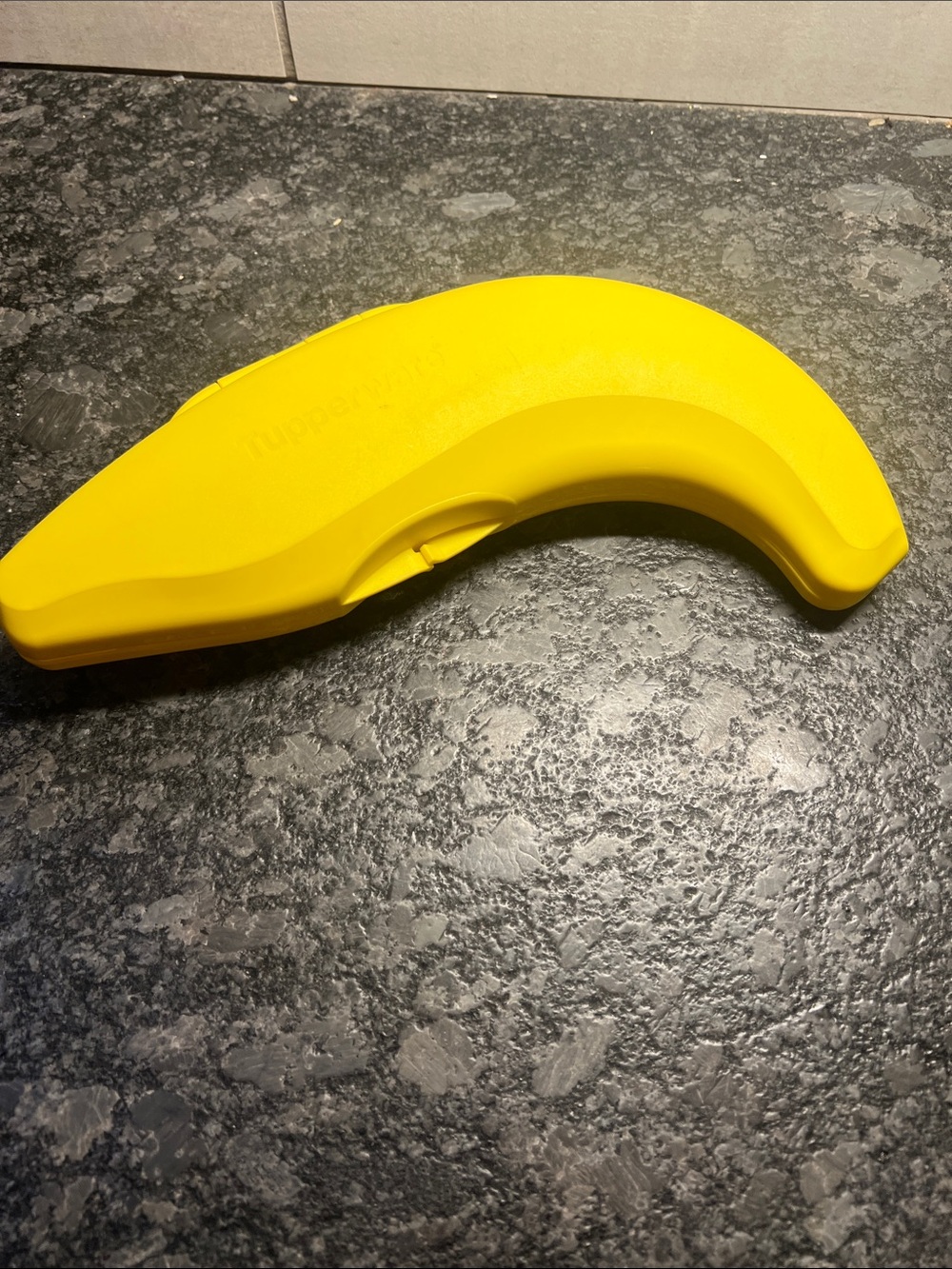 Tupperware Yellow Banana Keeper or snack container Like new
